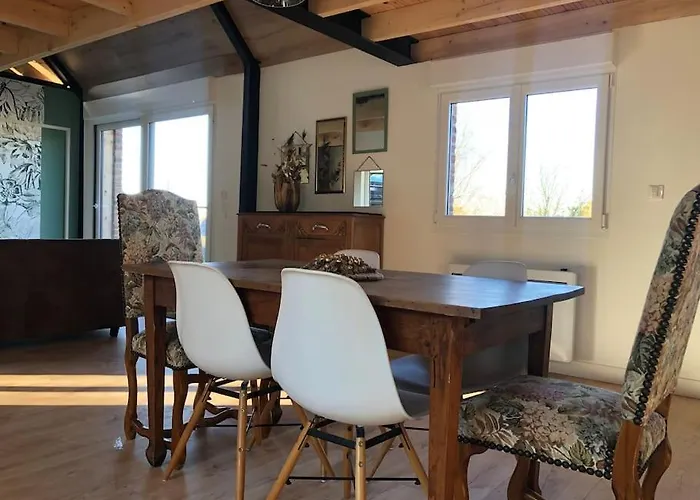 Steen : Petite Longere De Charme 度假居 Boeschepe